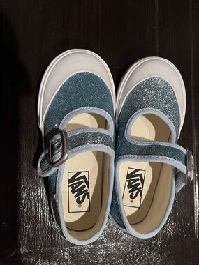 Vans Toddler Size 9 Glitter Mary Jane Shoes